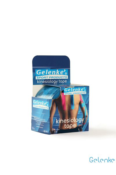 Gelenke Pain Sports Tape 5 cm x 5 m Blue camouflage