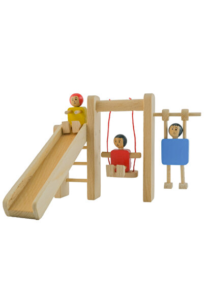 BALATOYZ Ahşap Küçük Park Seti