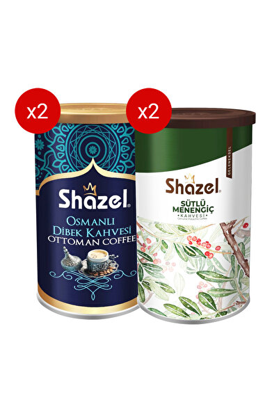 Shazel Hazır Osmanlı Dibek Ve Menengiç Kahvesi (4 ADET X 250GR)