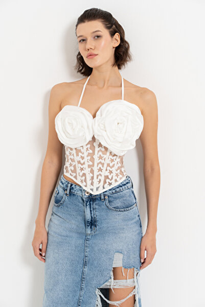 Kikiriki Gül Detaylı Büstiyer