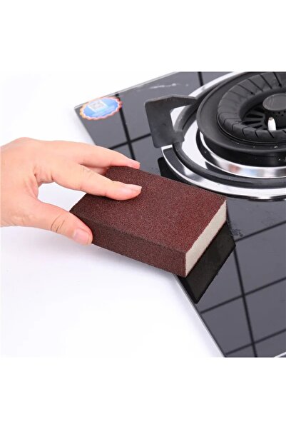 Pratik Sihirli Nano Sünger Deterjansız Pas Leke Kireç Sökücü Mutfak Tezgah Süngeri Zımpara