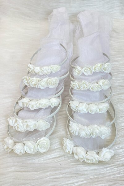 ZEYMERADE تاج العروسة الأبيض، تاج الحناء لحفلات الزفاف وحفلات الزفاف وحفلات العازبة 10 قطع