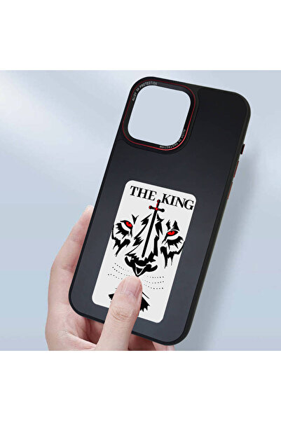 Rivor Apple iPhone 15 Pro Uyumlu Kılıf Kamera Çıkıntılı Ekranı Yansıtan Akıllı NFC Hassas Buton Kapak