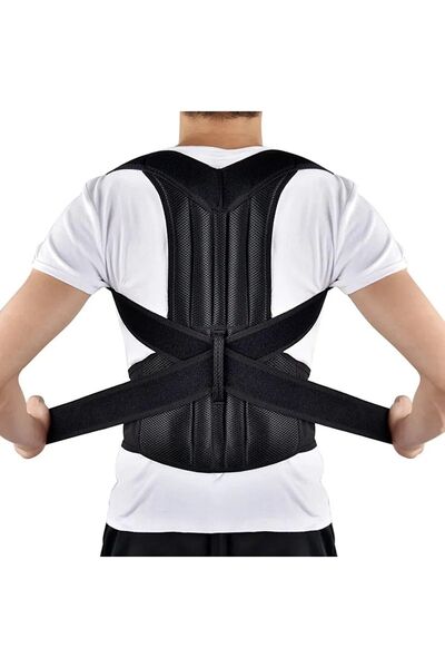 RAJ Balenli Medikal Dik Duruş Sırt-bel Korsesi Kadın-erkek Kamburluk Önleyici Dik Duruş Sporcu Korsesi