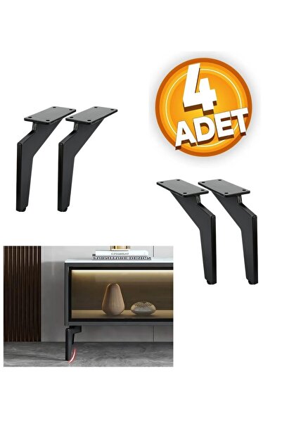 Depolife Laser Kesim Mobilya Ayağı Ağır Mobilya Ayağı Koltuk Ayağı Pabuçlu Gü...