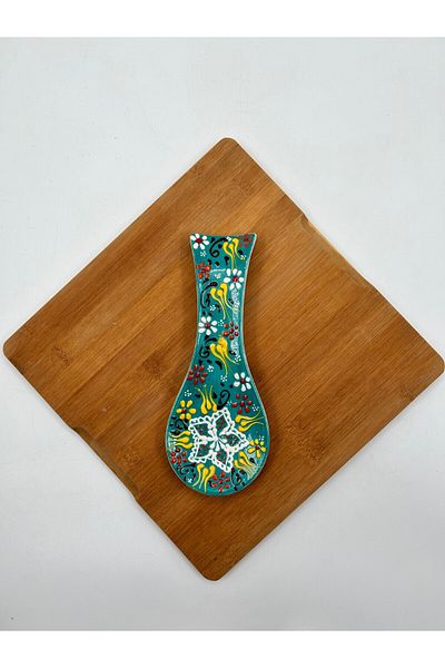 Nakkaş Çini 04 Model Traditional Tile Patterned Dirty Spoon Mat