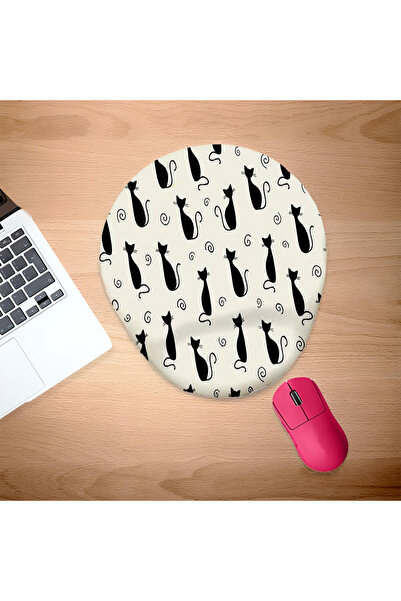 UcuruStore Μαύρες γάτες με οβάλ επιφάνεια για τον χειρός