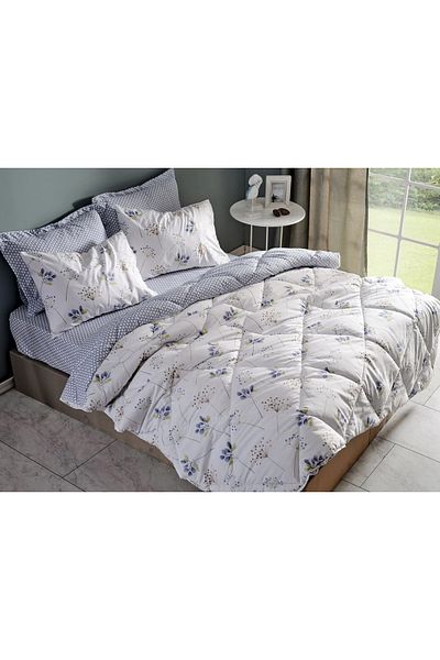 Doqu Home طقم نوم فردي فلووريش - كريمي