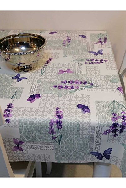 Başak Ev Tekstili Fiber PVC Oilcloth - Patterned Removable Tablecloth