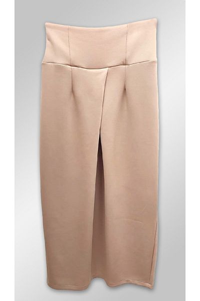 Nox By Sibel Şentürk Carrot Model Skirt with Collared Front