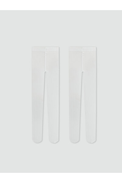 LC Waikiki 2-teiliges Basic-Strumpfhosen-Set für Mädchen