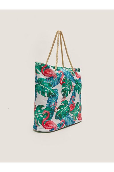 LC Waikiki Bedruckte Strandtasche für Damen