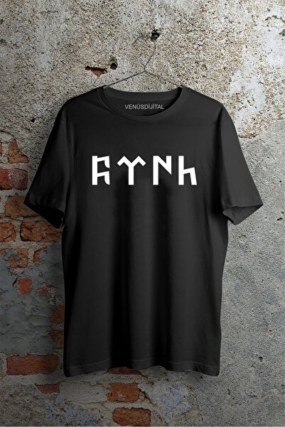 venüsdijital Tricou cu model obișnuit cu imprimeu turcesc Gokturk