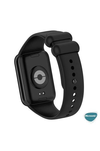 Microsonic Xiaomi Redmi Watch 4 Kordon Silicone Sport Band Siyah