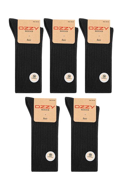 Ozzy Socks 5 чифта зимни мъжки чорапи за сън от агнешка вълна, меки на допир