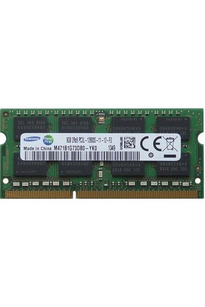 Samsung ذاكرة وصول عشوائي للكمبيوتر المحمول 1600 ميجا هرتز 8 جيجابايت DDR3L - PC3L-12800S-11-11-F3 1.35 فولت M471B1G73DB0-YK0