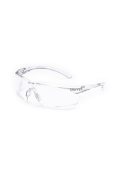UNIVET 505 Scratch and Fog Resistant Transparent Protective Work Glasses