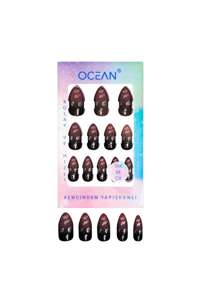 Ocean Tak Ve Çık Kendinden Yapışkanlı Takma Tırnak