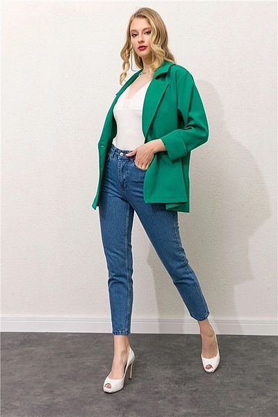 Geppetto Asian xtc Blue Colorfast Mom Jean Femei Iubit Talie înaltă Licra puternică