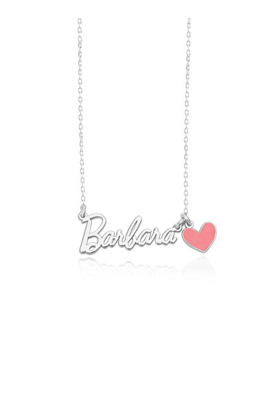 Dkmn Silver 925 Ayar Gümüş Barbie İsimli Mineli Kolye