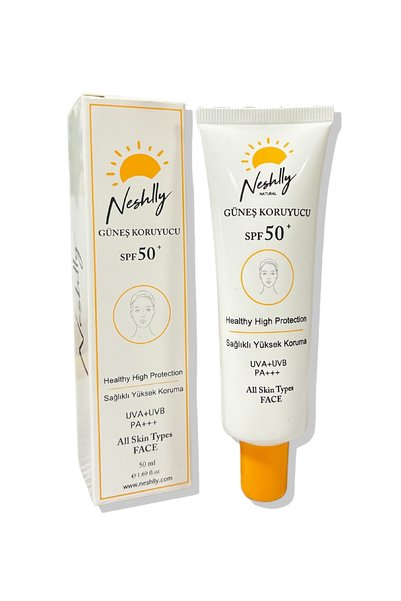 NESHLLY NATURAL Spf50+ Sunscreen Face - 50ml