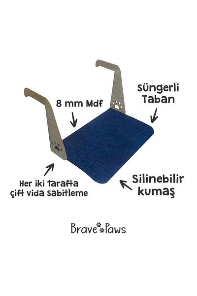 BRAVE PAWS Cat Heater radiator Bed Honeycomb bed (29*45cm)