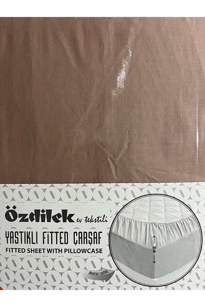 Özdilek ELEGANCE RANFORCE FITTED BED Sheet 100*200 SOIL COLORMIX