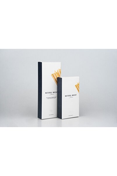 Ancient Greens Buğday Sapı Pipeti - Kısa 50li