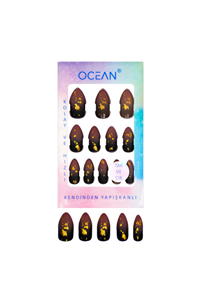 Ocean Tak Ve Çık Kendinden Yapışkanlı Takma Tırnak