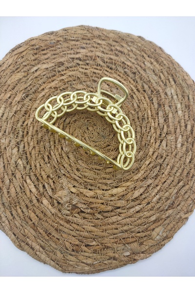 MY WORLD LİFE نموذج سلسلة 8 سم مشبك معدني نسائي