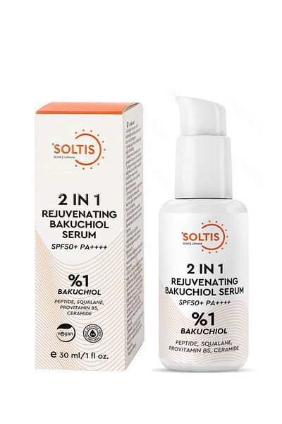 Soltis Anti-Wrinkle and Anti-Aging Repair Bio Retinol Serum (1% bakuchiol) SPF50+