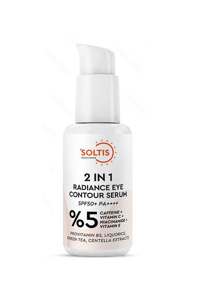 Soltis Anti-Dark Circle and Bagging Caffeine Eye Contour Care Serum SPF50+ Pa++++, 30 ml
