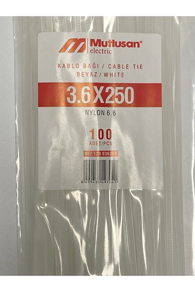 Mutlusan 3.6x250 cable tie