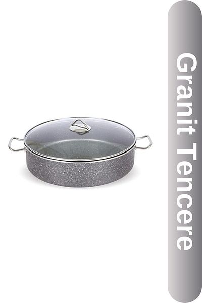 Viyalente Industrial Type Granite Cooking Pot 38x15 Cm Deep