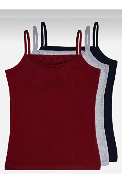 EBRULİ BUTİK06 İp Askılı Atlet 3 adet