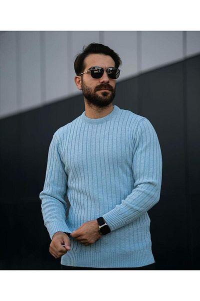 mayastyle Pulover de tricotaj pentru bărbați