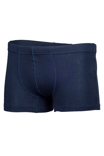 BSM Men's Modal Cotton Soft Breathable Navy Blue Short Boxers