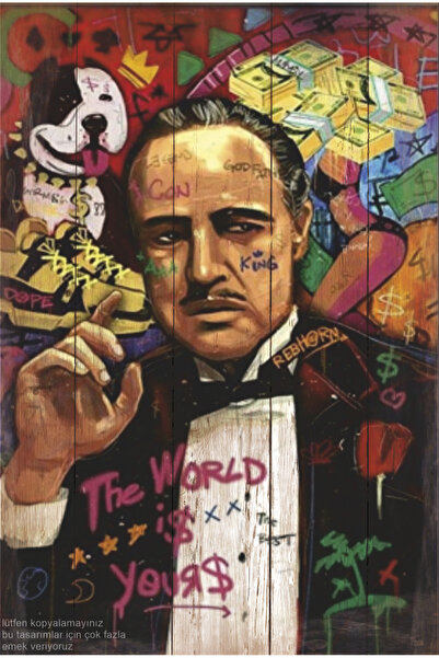 Hayat Poster Kum Marlon Brando i Al Paćino, filmska pop-art estetika, dekorat...
