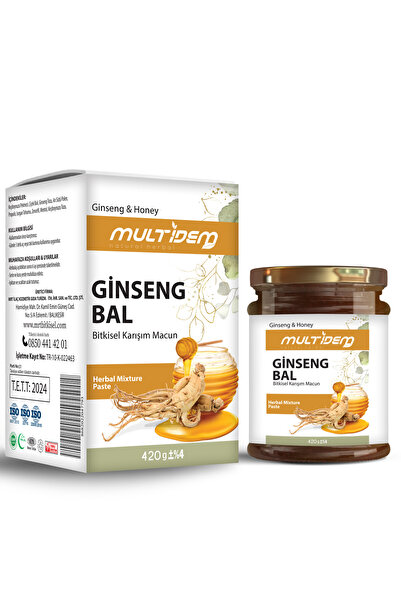multidem Ginsengli Ballı Macun 420gr
