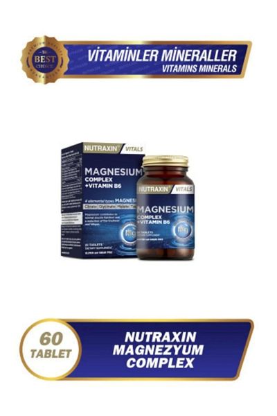 Nutraxin Vitamin B6 and Magnesium Complex - 60 Tablets