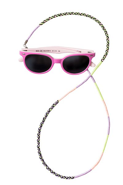 Hippi Pineapple Colorful Child 50 Cm Handmade Braided Special Design Glasses Rope