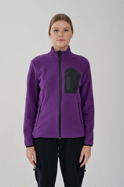 Exuma Purple Fleece2322003 - Women's Model with Full Zipper