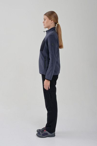 Exuma WOMEN'S ANTHRACITE FULL ZIPPERED FLEECE2322003