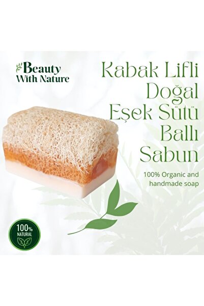 Doğal Kabak Lifli Eşek Sütü Ballı Sabun 130 gr