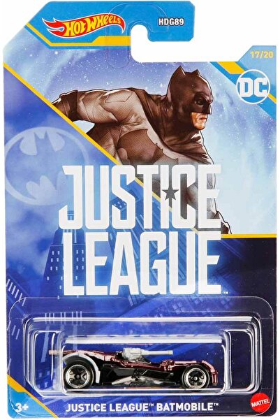 HOT WHEELS Batman Justice League Batmobile Özel Seri Koleksiyon Mattel Hotwheels DC Comics Batman Aracı Arabası