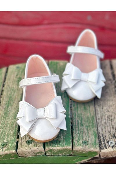 Surpie Shoes Balerini ortopedici pentru fete cu fundă cu paiete, balerini ortopedici pentru copii