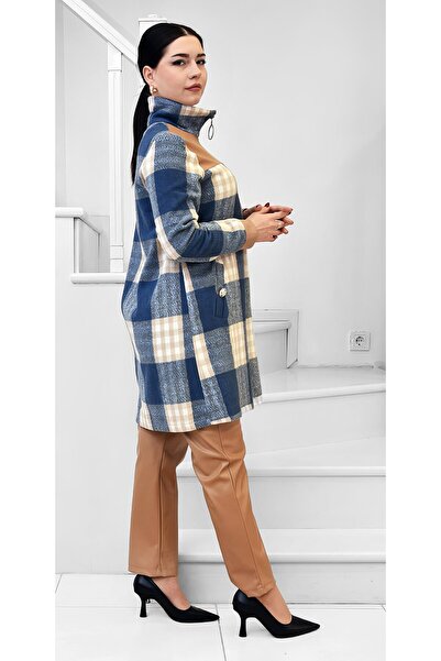 Ecem Kasab Boutique Цукровий апельсин Селінада Шкіряні деталі Застібка-блискавка Карта