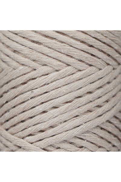 Makromecity Σκάνδαλο Μακραμέ Σκάνδαλο 3mm Σκάνδαλο Βαμβακερό Μακραμέ Σκάνδαλο Μακραμέ Σκάνδαλο Milk Coffee