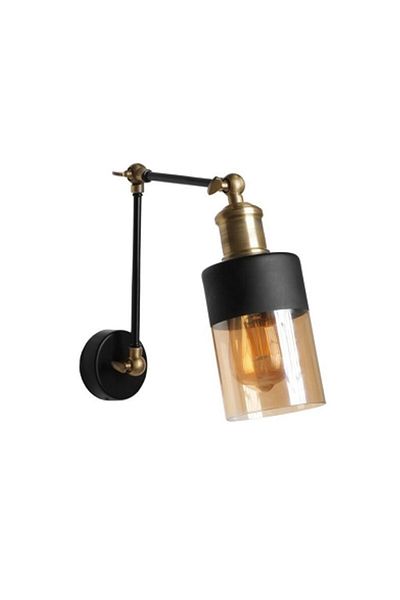 RİOLİGHT Acrobat Wall Sconce with Retro, Vintage, Rustic Woven Glass with 1Xe27 Case