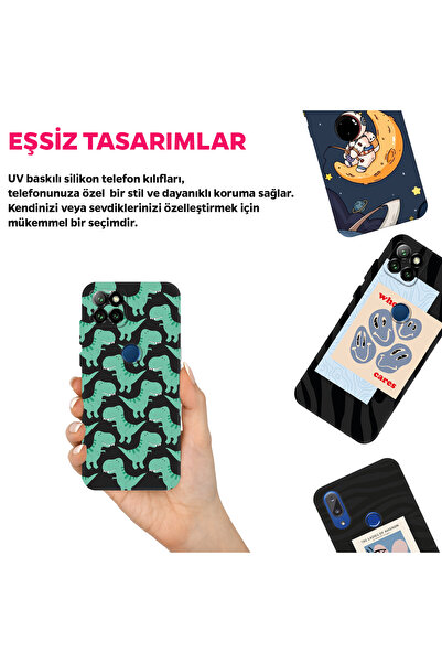 Lopard Tecno Camon 16 Premier Uyumlu Türk Bayrağı ve Kurt Desenli Kılıf